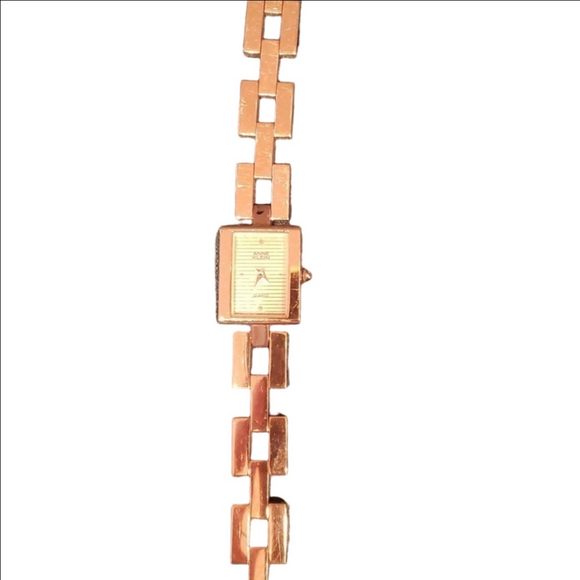 Anne Klein gold link Watch